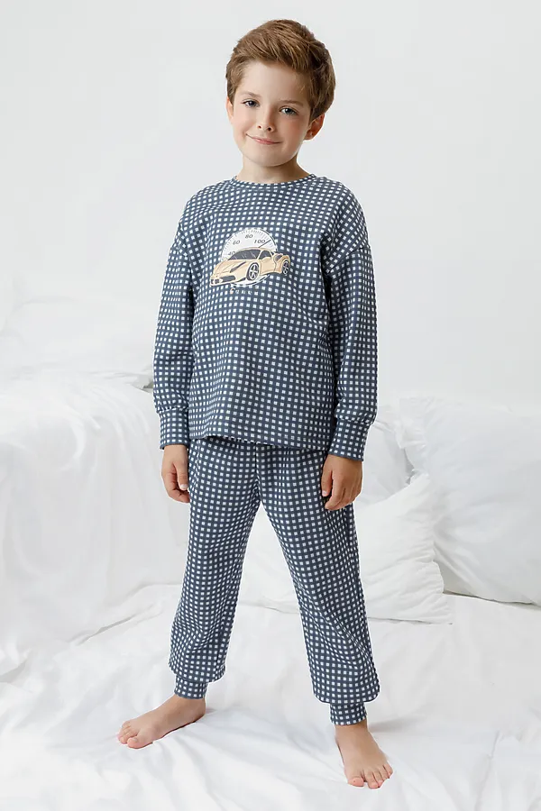 Пижама CROCKID, светло-серый - фото 1