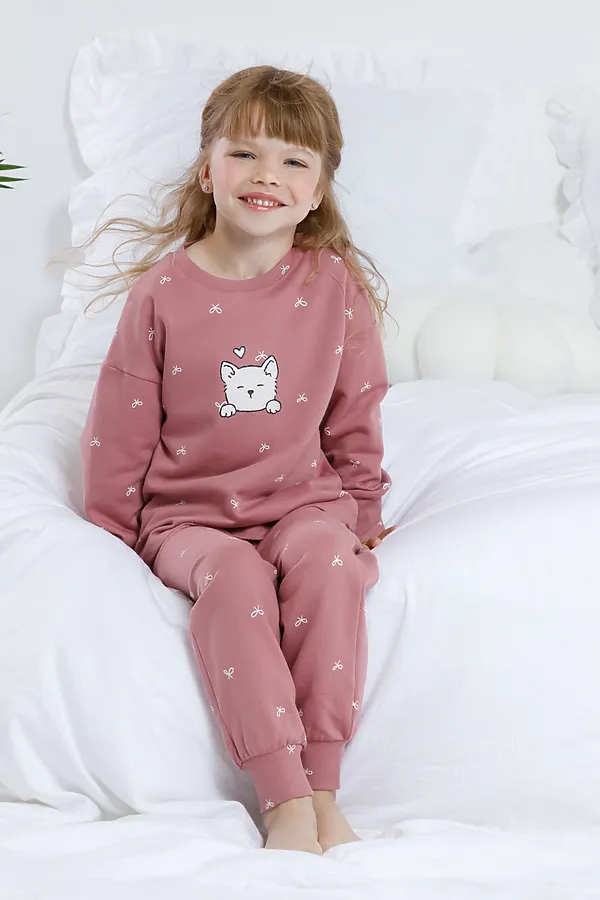 Пижама CROCKID, темная пудра - фото 1