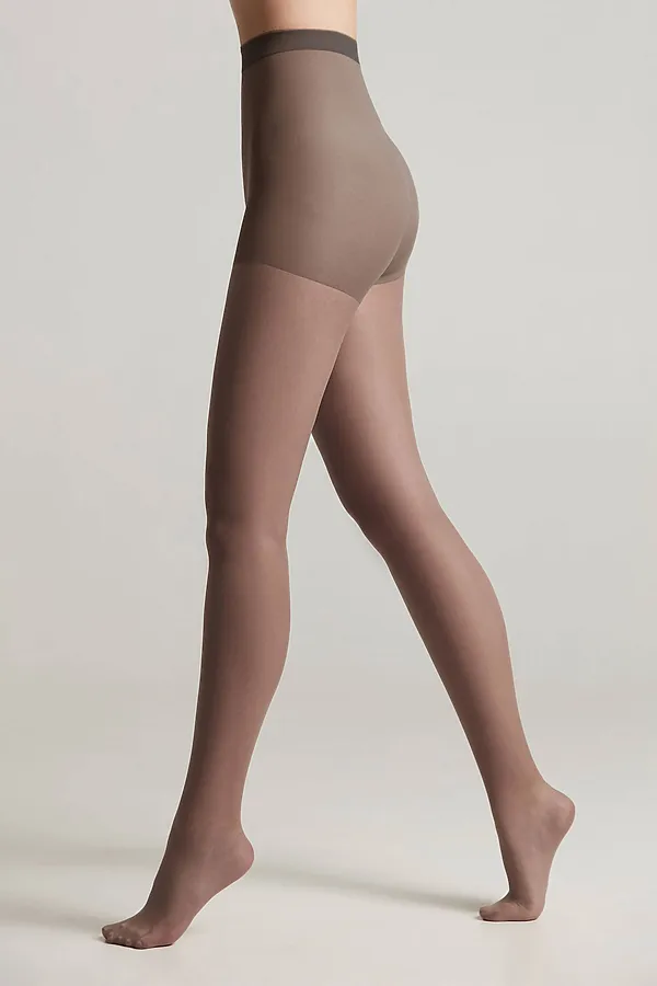 CONTE IDEAL 20 Матовые Колготки женские с эффектом пудры «ultimate matt» CONTE ELEGANT, графитовый - фото 1