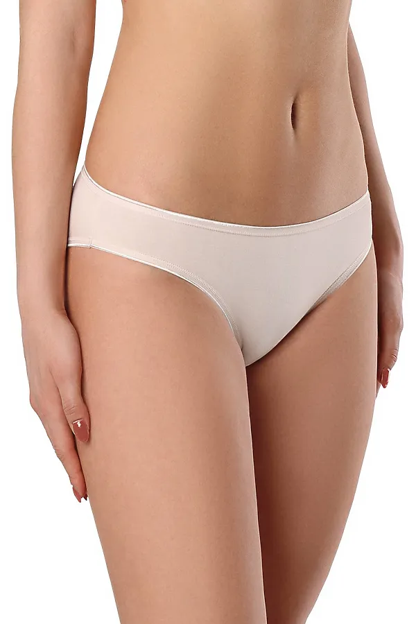 CONTE BASIC COLLECTION LB 2001 Трусы женские "бикини" (на вешалке) CONTE ELEGANT, натуральный - фото 1
