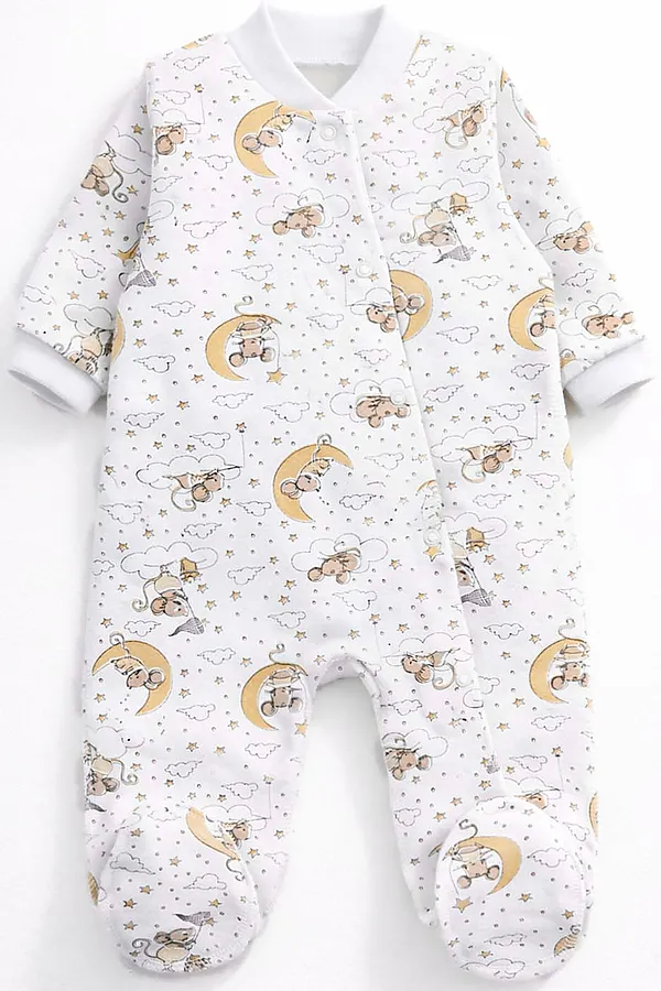 Комбинезон интерлок YOULALA, белый - фото 1