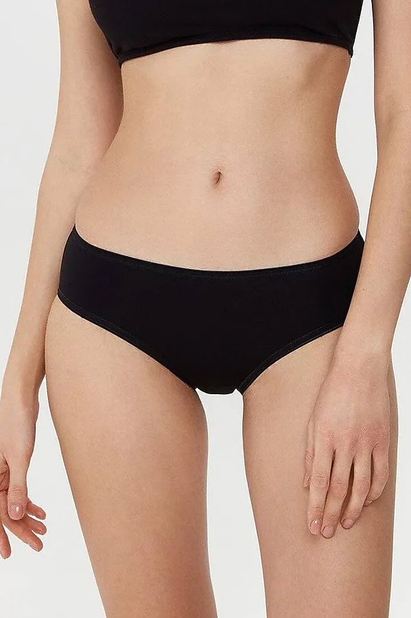 CONTE BASIC COLLECTION LB 2014 Трусики "бикини" средней посадки (на вешалке) CONTE ELEGANT, черный - фото 1