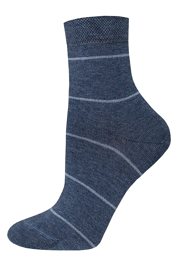 БРЕСТСКИЕ НОСКИ ЖЕНСКИЕ 1100 CLASSIC (средней длины) БРЕСТСКИЕ, темно-серый меланж - фото 1