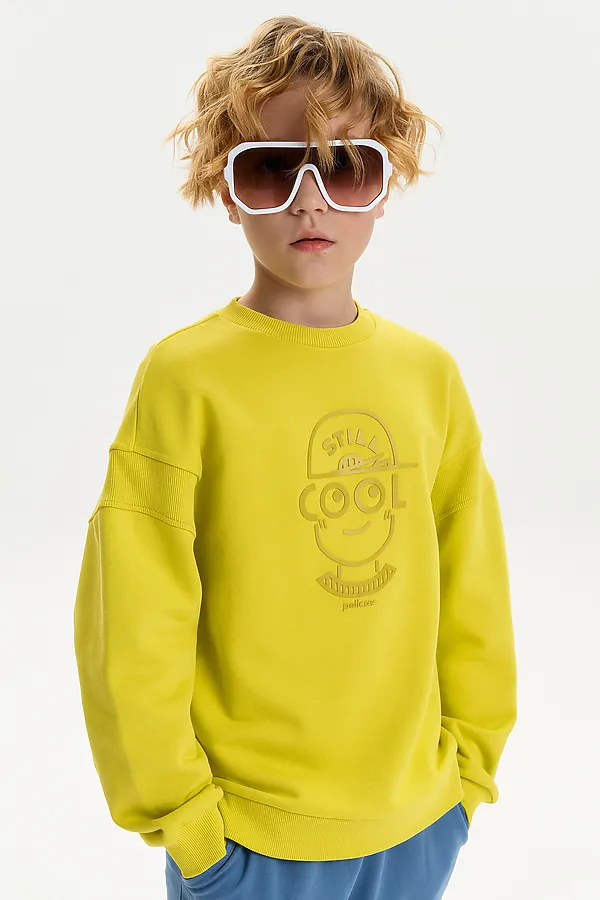 Толстовка для мальчиков PELICAN, желтый - фото 1