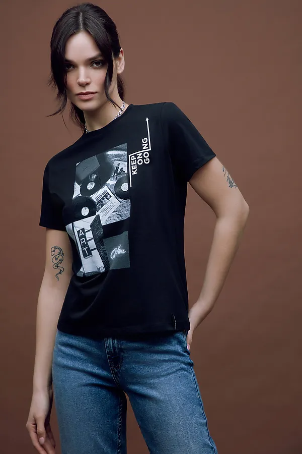 CONTE LD 1662 Футболка из хлопка «Keep on» CONTE ELEGANT, черный - фото 1