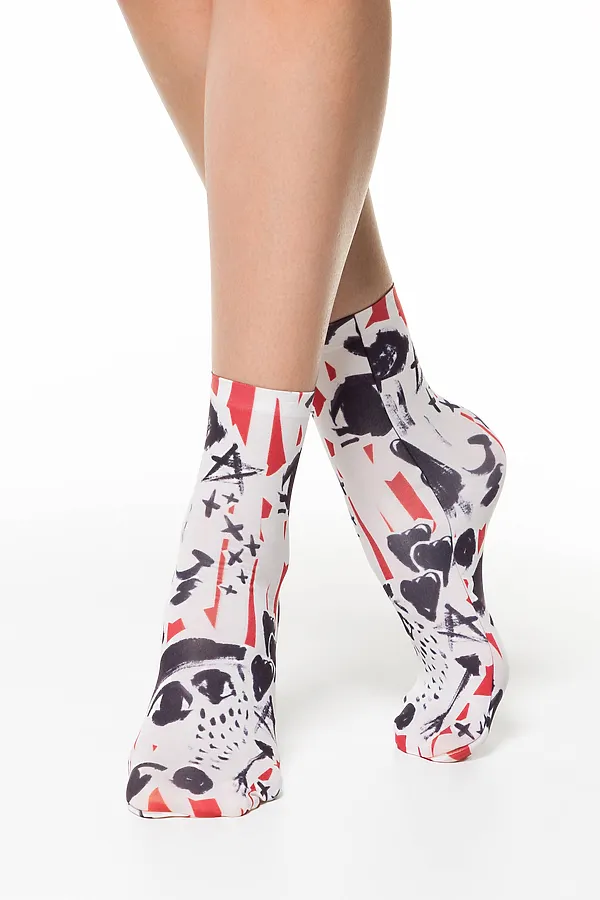 CONTE FANTASY 70 Носки с принтом CONTE ELEGANT, микс - фото 1