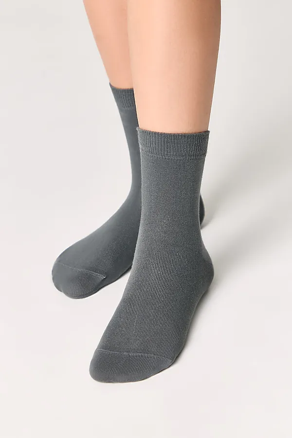 Conte-kids TIP-TOP Хлопковые носки с рисунками CONTE KIDS, темно-серый - фото 1