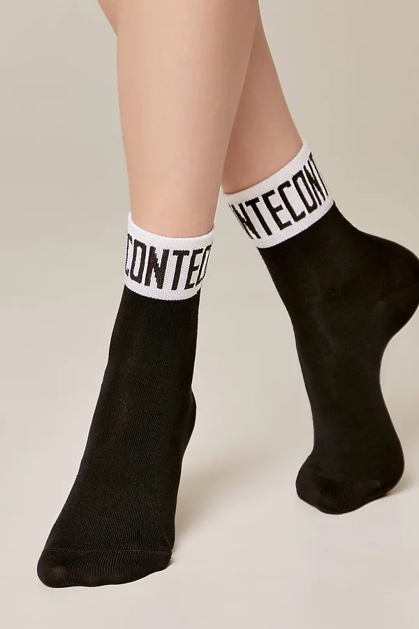 CONTE ACTIVE Носки женские (удлиненные) CONTE ELEGANT, графитовый - фото 1