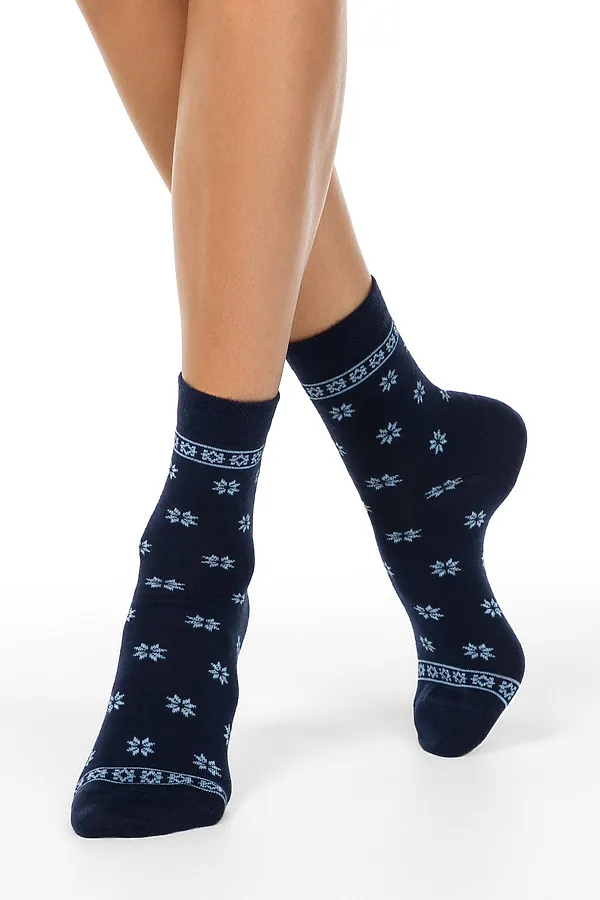 Брестские 1494 Носки женские БРЕСТСКИЕ, темно-синий - фото 1