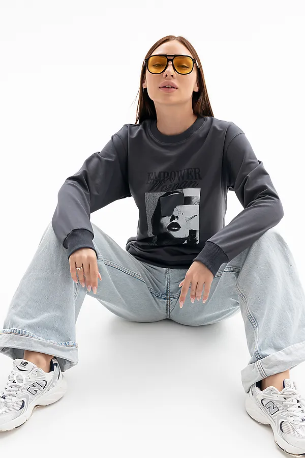 Толстовка 00028 НАТАЛИ, фумэ - фото 1