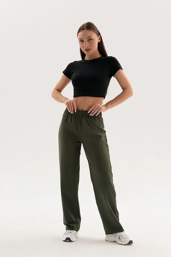 Брюки 00020 НАТАЛИ, хаки - фото 1