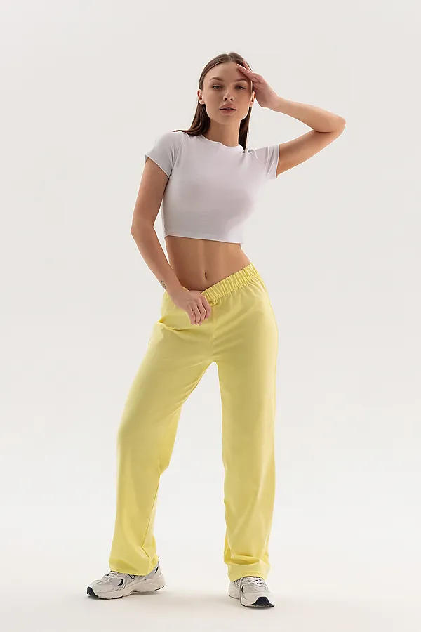 Брюки 00020 НАТАЛИ, лимонный - фото 1