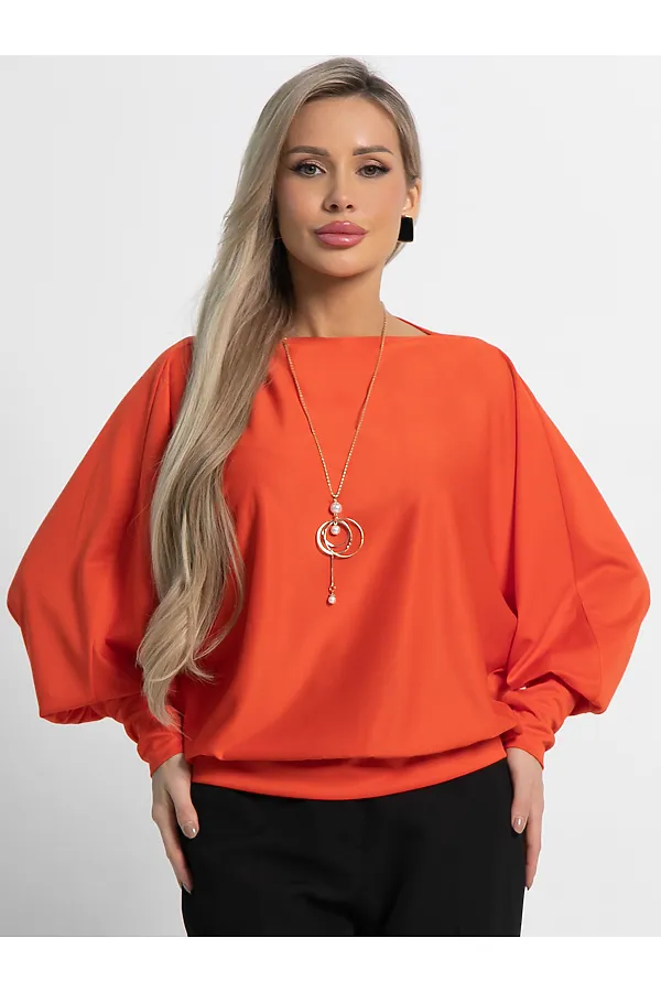 Блуза Муза LADY TAIGA, хурма - фото 1