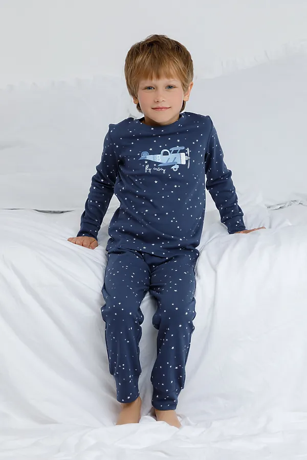Пижама CROCKID, синий - фото 1
