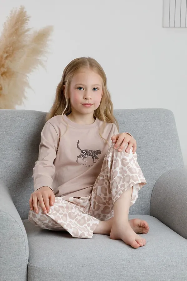 Пижама CROCKID, кофейный - фото 1