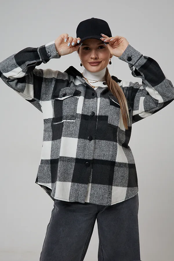 Рубашка РЖКК-01 НАТАЛИ, черный - фото 1