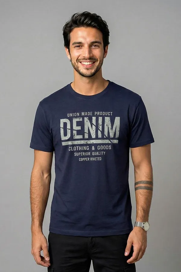 Футболка F5, темно-синий - фото 1