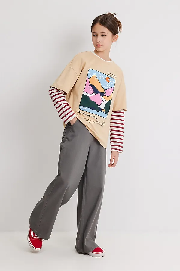 Брюки ACOOLA, серый - фото 1