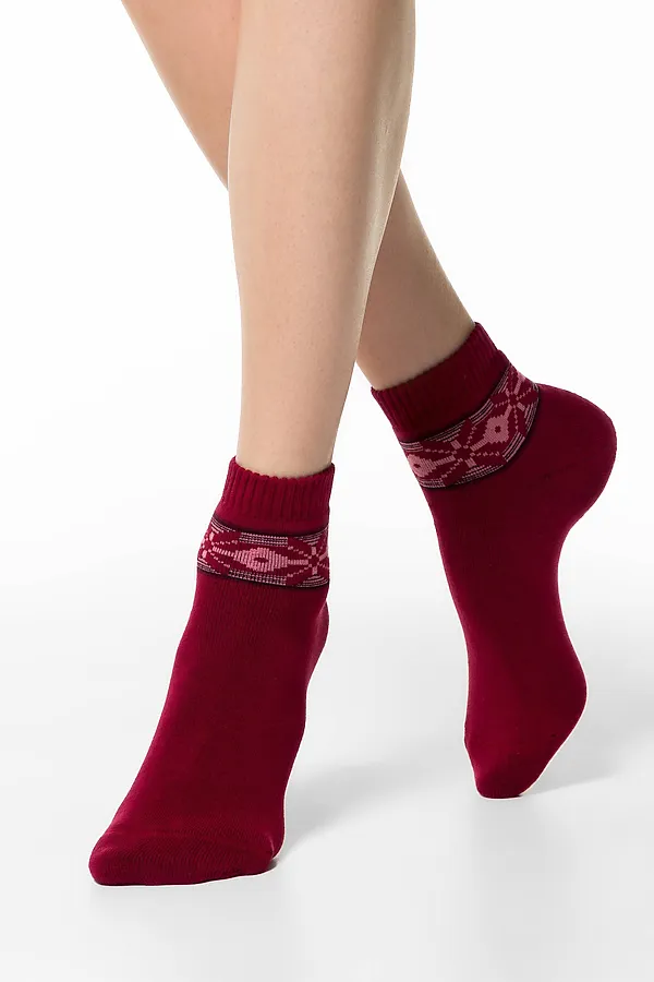 Брестские 1407 Arctic Носки женские (Махровые, Укороченные) БРЕСТСКИЕ, темно-бордовый - фото 1