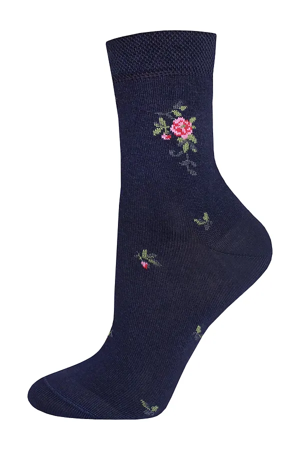 Брестские Носки женские 1100 CLASSIC (средней длины) БРЕСТСКИЕ, темно-синий - фото 1