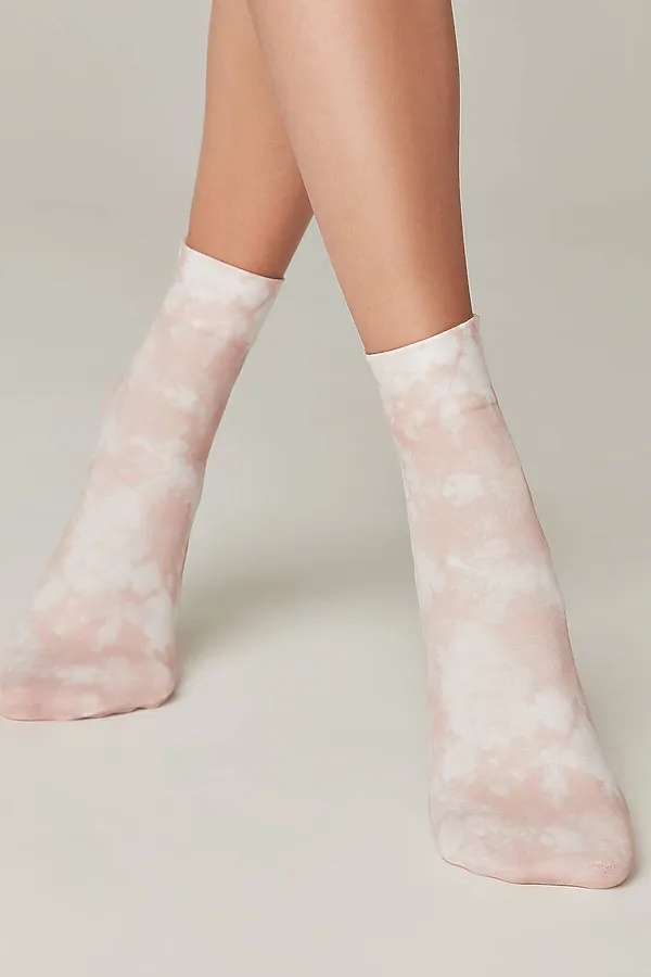 CONTE FANTASY Плотные носки с рисунком «Pink mood» CONTE ELEGANT, микс - фото 1