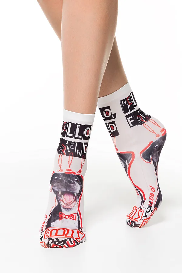 CONTE FANTASY 70 Носки с принтом CONTE ELEGANT, микс - фото 1