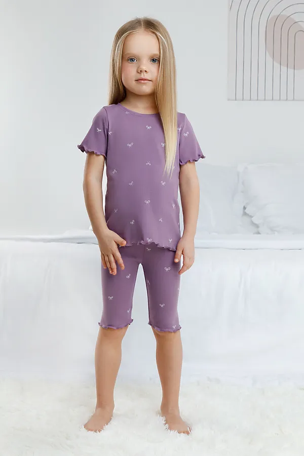 Пижама CROCKID, фиолетовый - фото 1