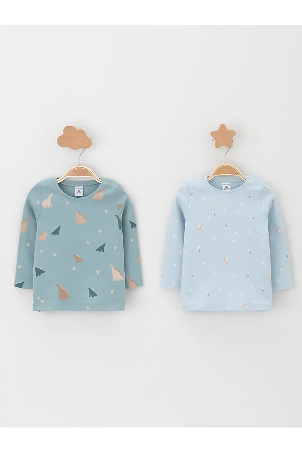 Джемперы, 2 шт. CROCKID, голубой - фото 1