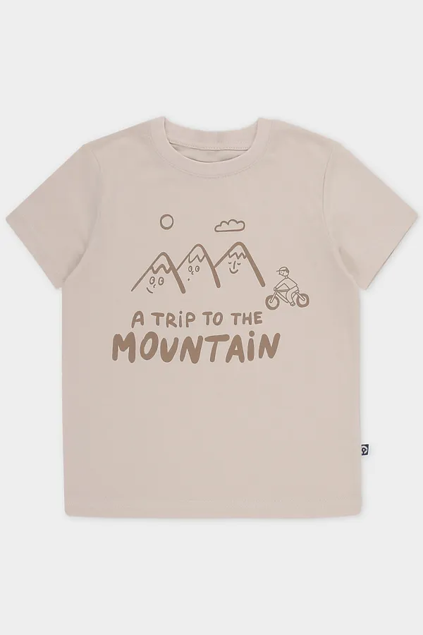 Футболка CROCKID, бежевый - фото 1