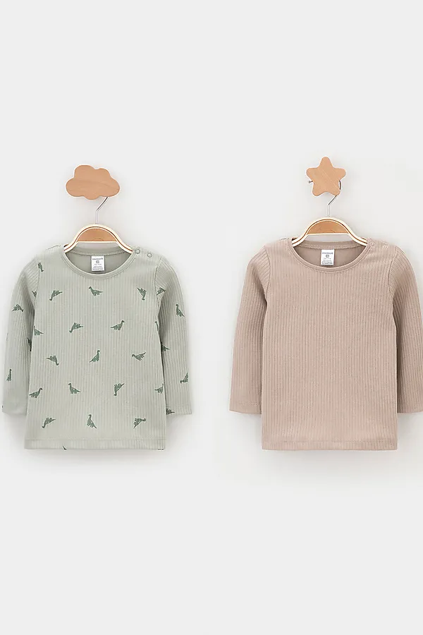 Джемперы, 2 шт. CROCKID, оливковый - фото 1