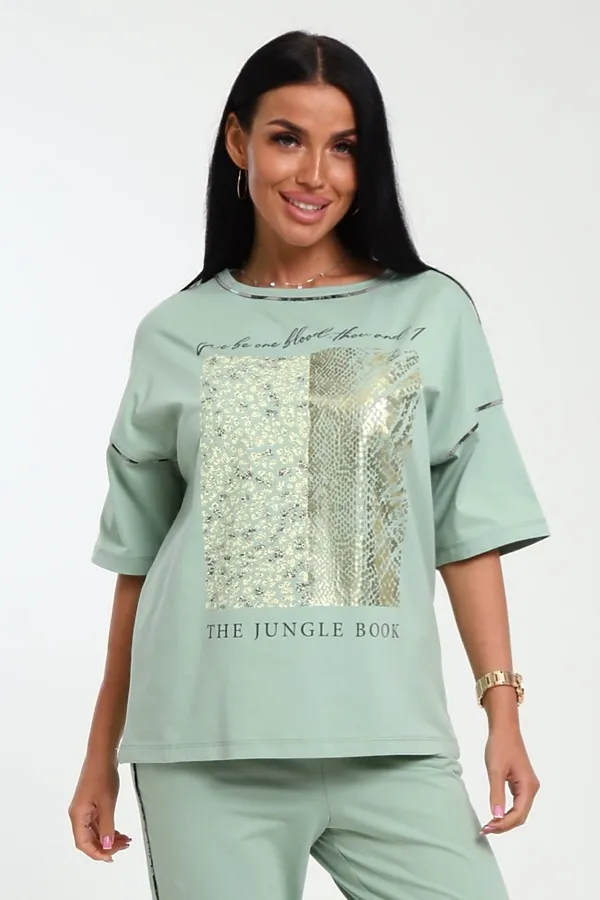 Футболка 238 НАТАЛИ, фисташковый - фото 1