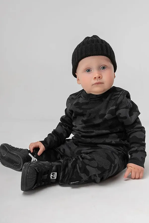 Костюм (Джемпер+Брюки) BODO, темно-серый камуфляж - фото 1