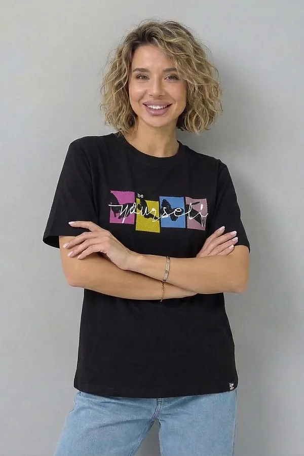 Футболка F5, черный - фото 1