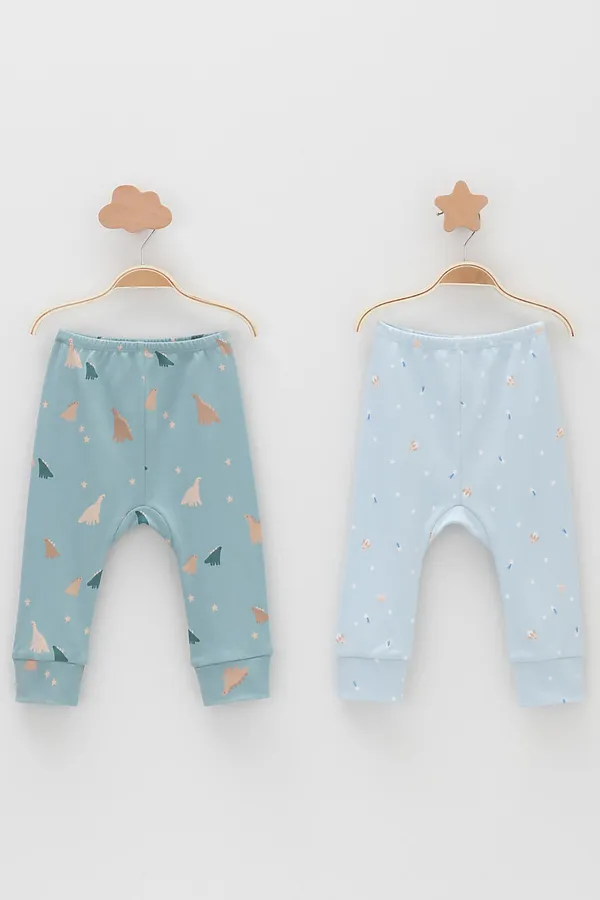 Брюки 2 шт CROCKID, голубой - фото 1