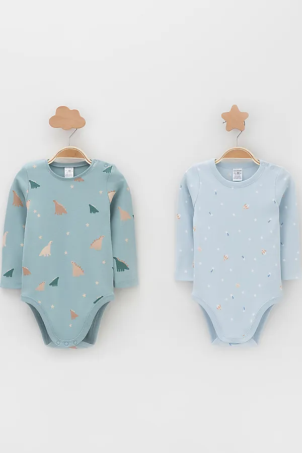 Боди  CROCKID, голубой - фото 1