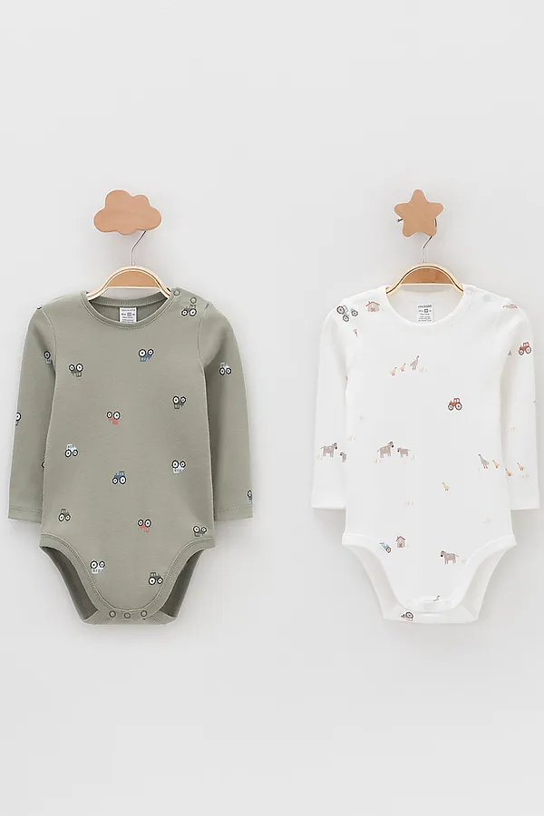 Боди  CROCKID, хаки - фото 1