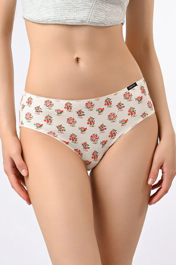 Удобные, мягкие, красивые женские труcы от торговой марки Индефини. INDEFINI, молочный - фото 1