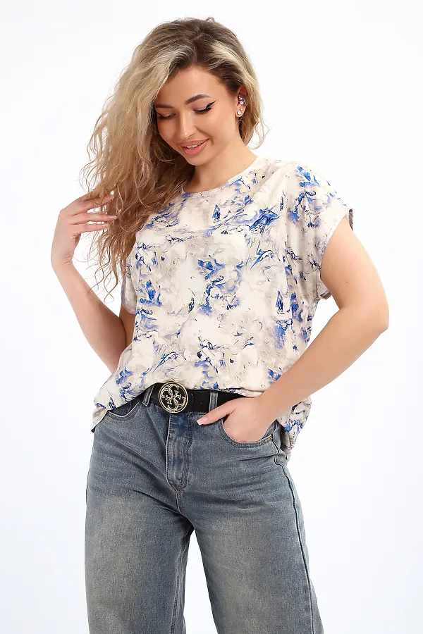 Блузка 069 НАТАЛИ, бежевый - фото 1