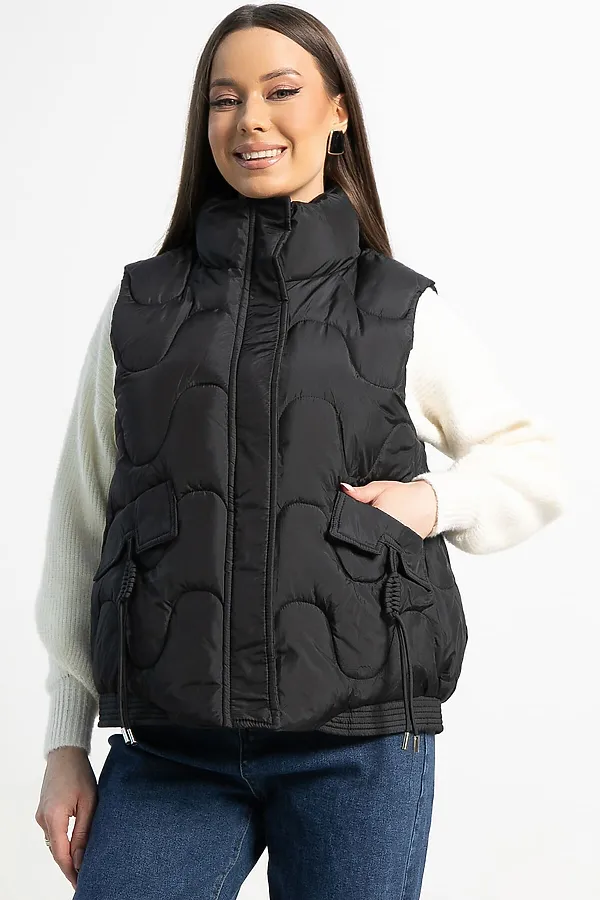 Жилет утепленный Фрия LADY TAIGA, черный - фото 1