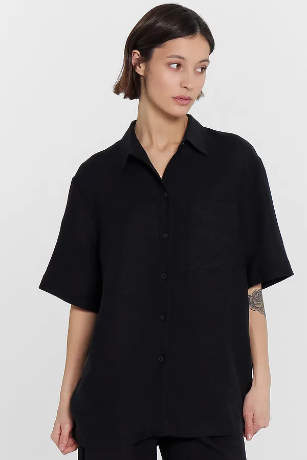 Рубашка женская MARK FORMELLE, черный - фото 1