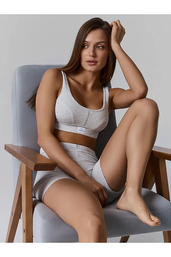 Топ женский MARK FORMELLE, серый меланж 4306-а-3 - фото 1