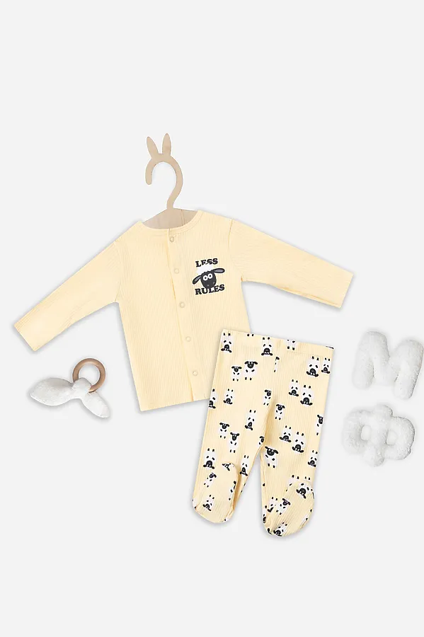 Комплект детский (джемпер, брюки) MARK FORMELLE, абрикосовый щербет +барашки на абрикосовом - фото 1