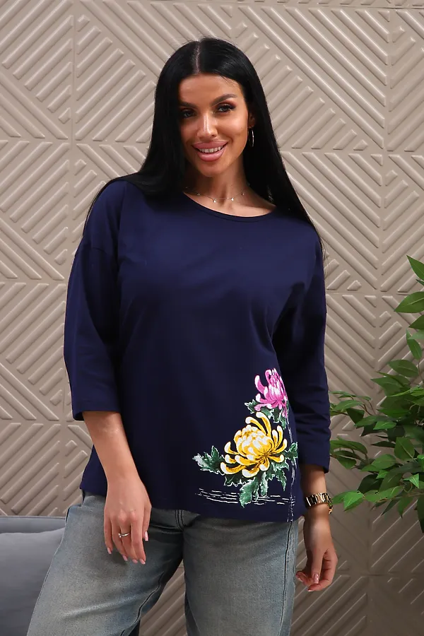 Туника 29537 НАТАЛИ, темно-синий - фото 1