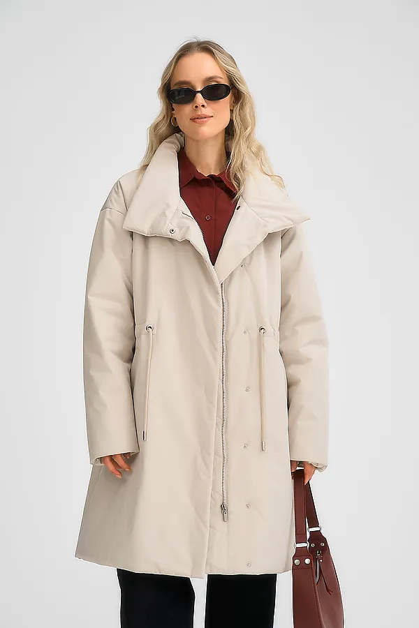 Плащ женский HOOPS, светло-бежевый - фото 1