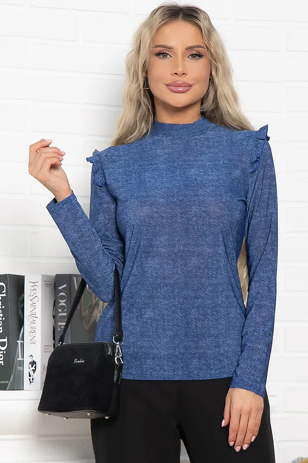 Блуза Синель LADY TAIGA, джинс - фото 1