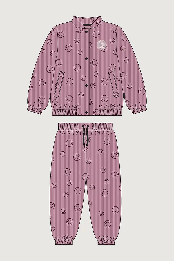 Костюм NIKASTYLE, ягодный мусс - фото 1