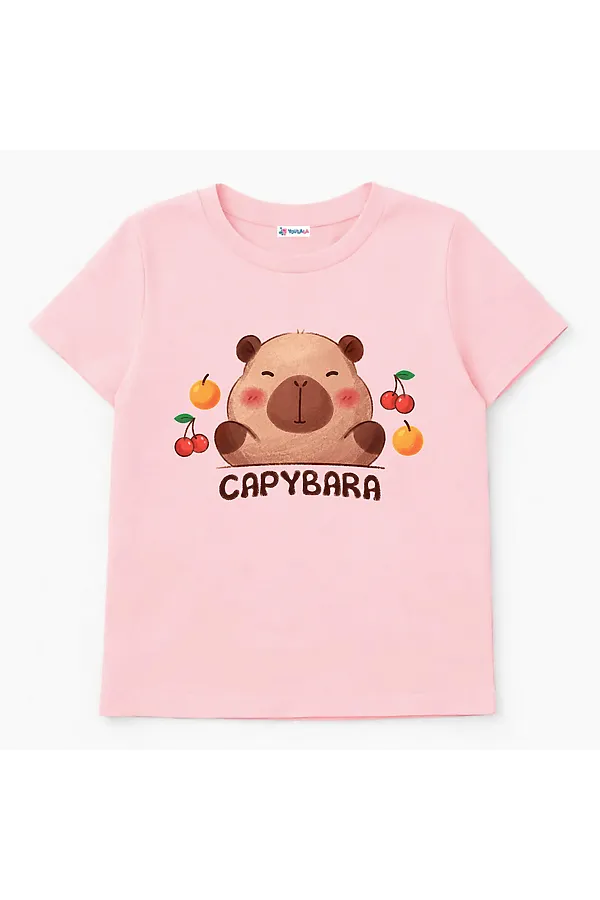 Футболка кулирка YOULALA, розовый - фото 1