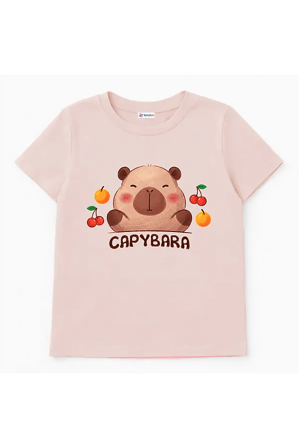 Футболка кулирка YOULALA, бежевый - фото 1