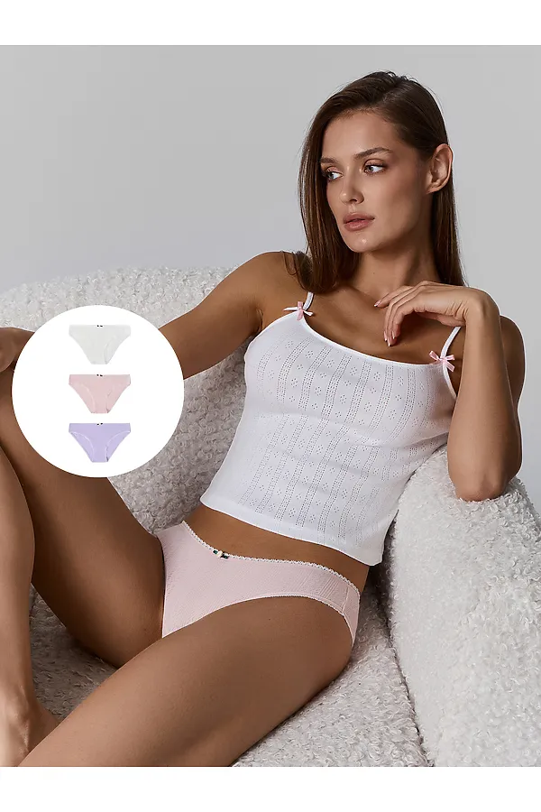 Трусы женские (3шт.) MARK FORMELLE, сиреневый - фото 1