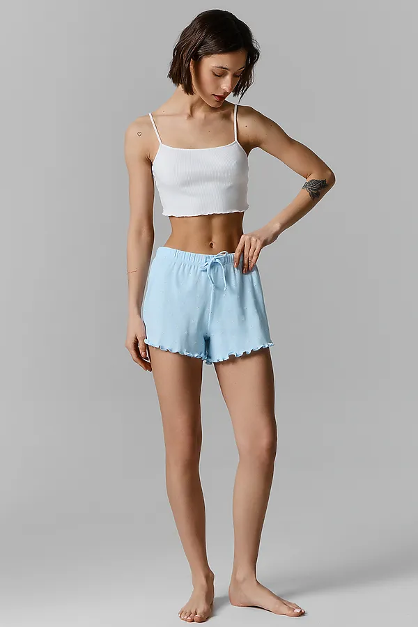 Шорты женские MARK FORMELLE, ромашки на голубом - фото 1